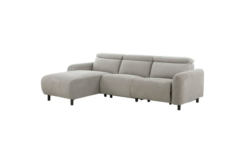 Reclinersofa med hjørne Loft24 Hjørnesofa Loft24 Skaane med elektrisk recliner Grå1 Venstrevendt Manchester - Møbler - Sofaer - Reclinersofaer