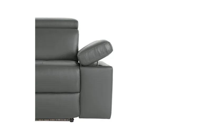 Reclinersofa uten hjørne Loft24 3-seters sofa Rayland Grå - Møbler - Sofaer - Sofa 3 seter
