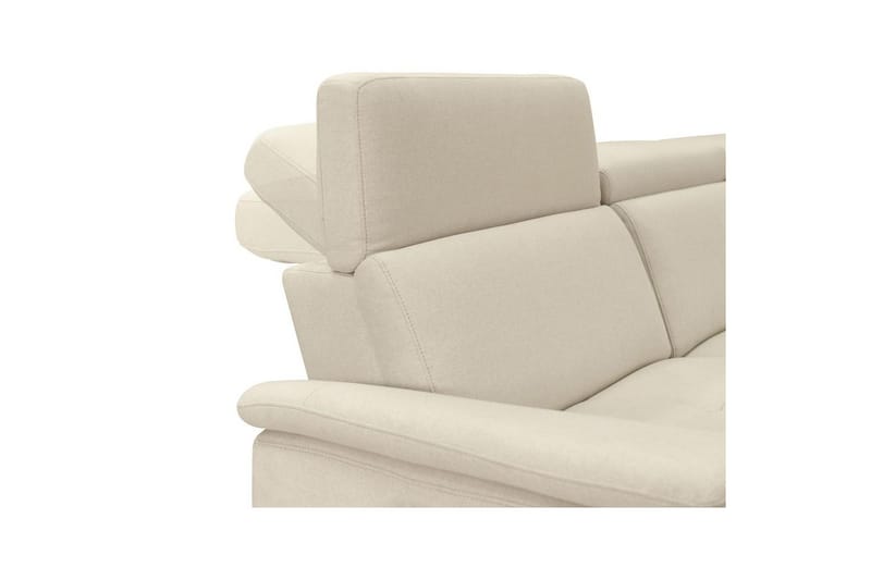 Reclinersofa uten hjørne Loft24 3-seters sofa Rayland Vit - Møbler - Sofaer - Sofa 3 seter