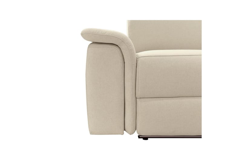 Reclinersofa uten hjørne Loft24 3-seters sofa Rayland Vit - Møbler - Sofaer - Sofa 3 seter
