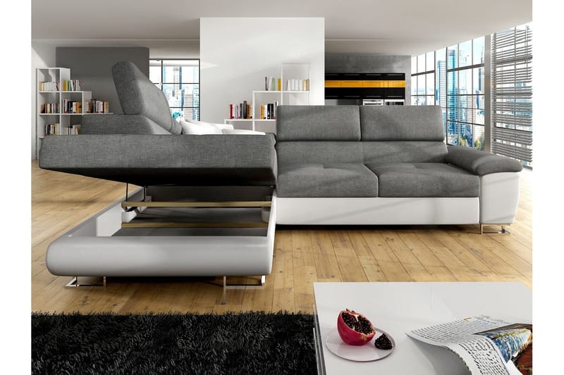 Reginia Sovesofa Med Sjeselong 3-Seter - Grønn - Møbler - Sofaer - Sovesofaer