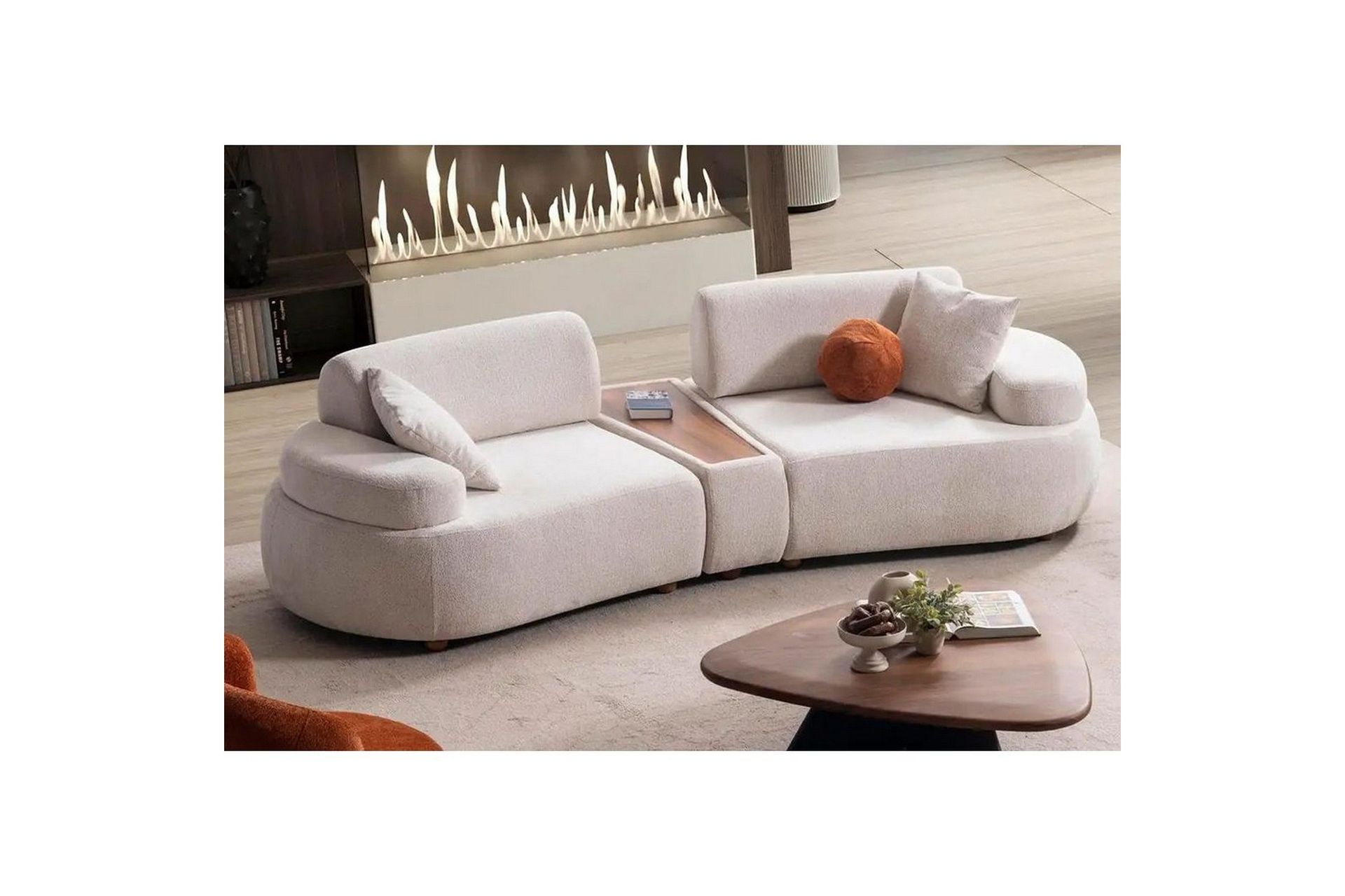 Rio Sofa 2-seter - Kremhvit