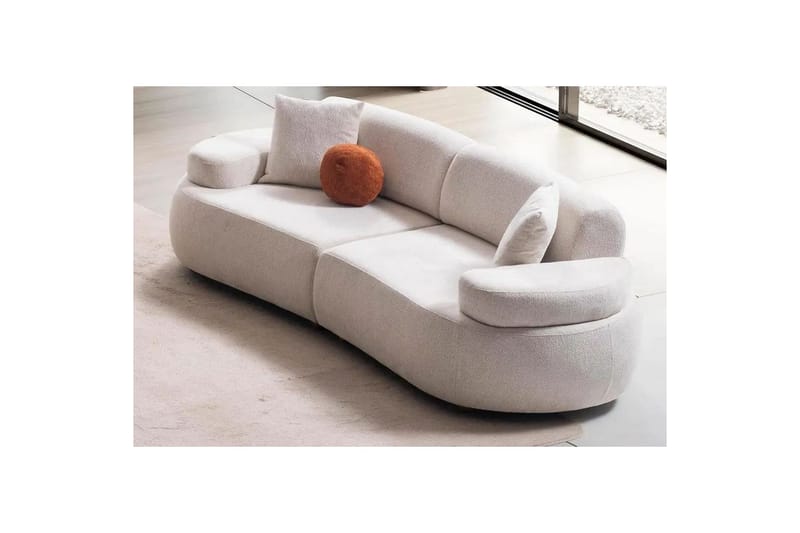 Rio Sofa 3-seter - Kremhvit - Møbler - Sofaer - Sofa 3 seter