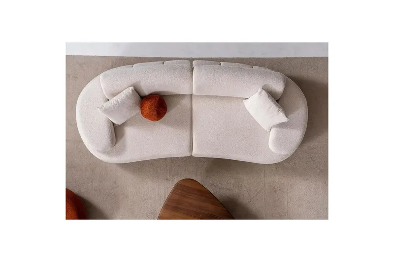 Rio Sofa 3-seter - Kremhvit - Møbler - Sofaer - Sofa 3 seter
