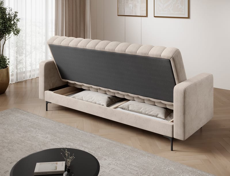 Roneyy 3-seters sovesofa med oppbevaring - Jarell 18 - Møbler - Sofaer - Sovesofaer