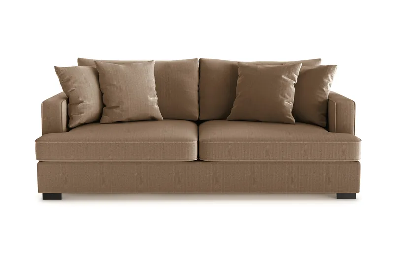 Rossita 3-seters Dyp Sofa i Kordfløyel, Brun