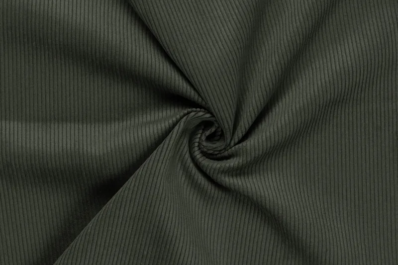 Rossita 3-seters Dyp Sofa i Kordfløyel - Mørkegrønn - Møbler - Sofaer - Sofa 3 seter