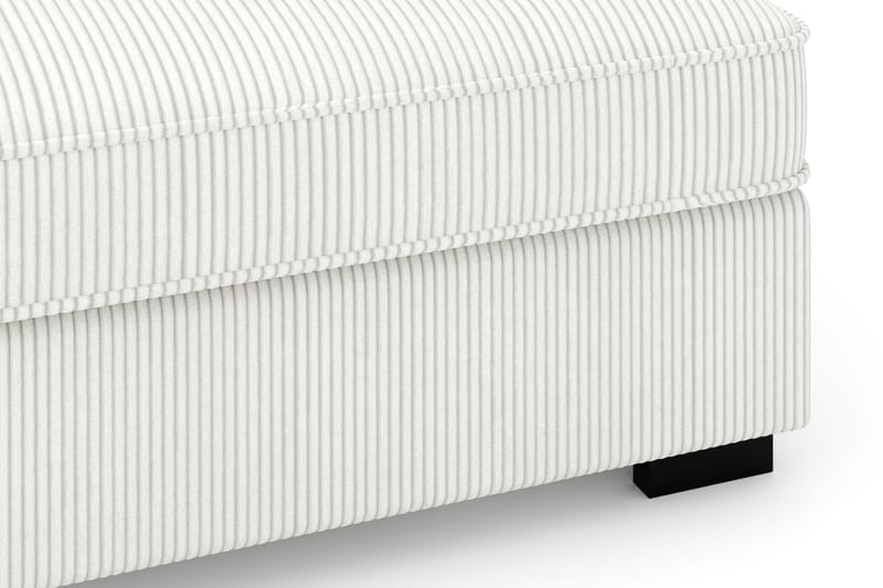 Rossita 3-seters Dyp Sofa i Kordfløyel - Offwhite - Møbler - Sofaer - Fløyel sofaer