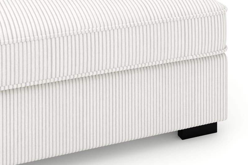 Rossita 3-seters Dyp Sofa i Kordfløyel - Offwhite - Møbler - Sofaer - Fløyel sofaer