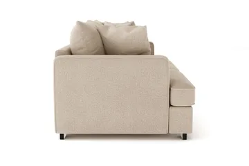 Rossita 3-seters Dyp Sofa i Stoff - Beige - Møbler - Sofaer - Sofa 3 seter