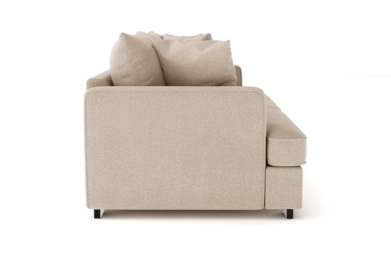 Rossita 3-seters Dyp Sofa i Stoff - Beige - Møbler - Sofaer - Sofa 3 seter