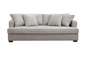Rossita 3-seters Dyp Sofa med Hel Pute i Chenille