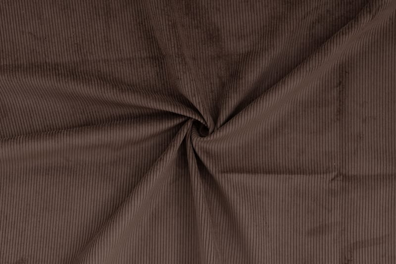 Rossita 3-seters Dyp Sofa med Hel Pute i Kordfløyel - Brun - Møbler - Sofaer - Sofa 3 seter