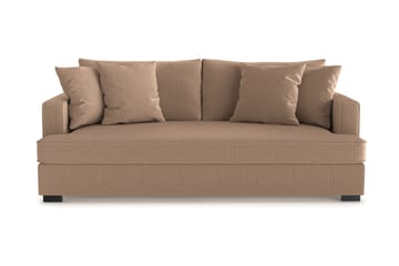 Rossita 3-seters Dyp Sofa med Hel Pute i Kordfløyel