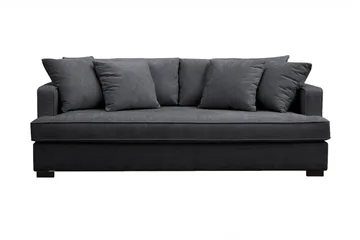 Rossita 3-seters Dyp Sofa med Hel Pute i Chenille