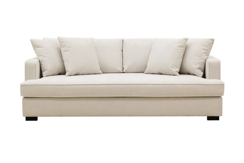 Rossita 3-seters Dyp Stoffsofa - Beige - Møbler - Sofaer - Sofa 3 seter