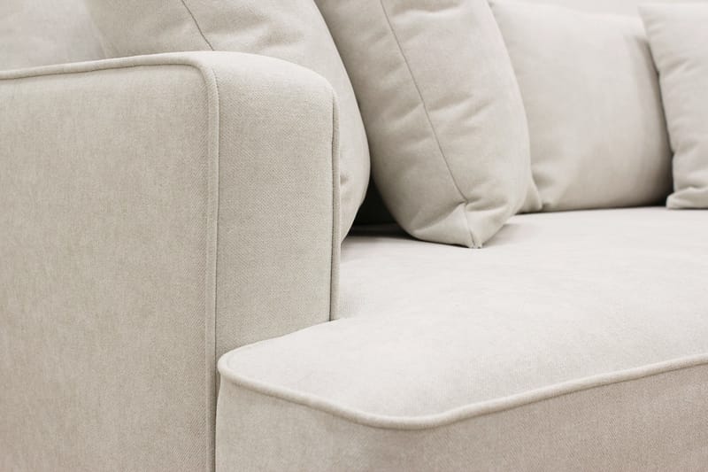 Rossita 3-seters Dyp Stoffsofa - Beige - Møbler - Sofaer - Sofa 3 seter