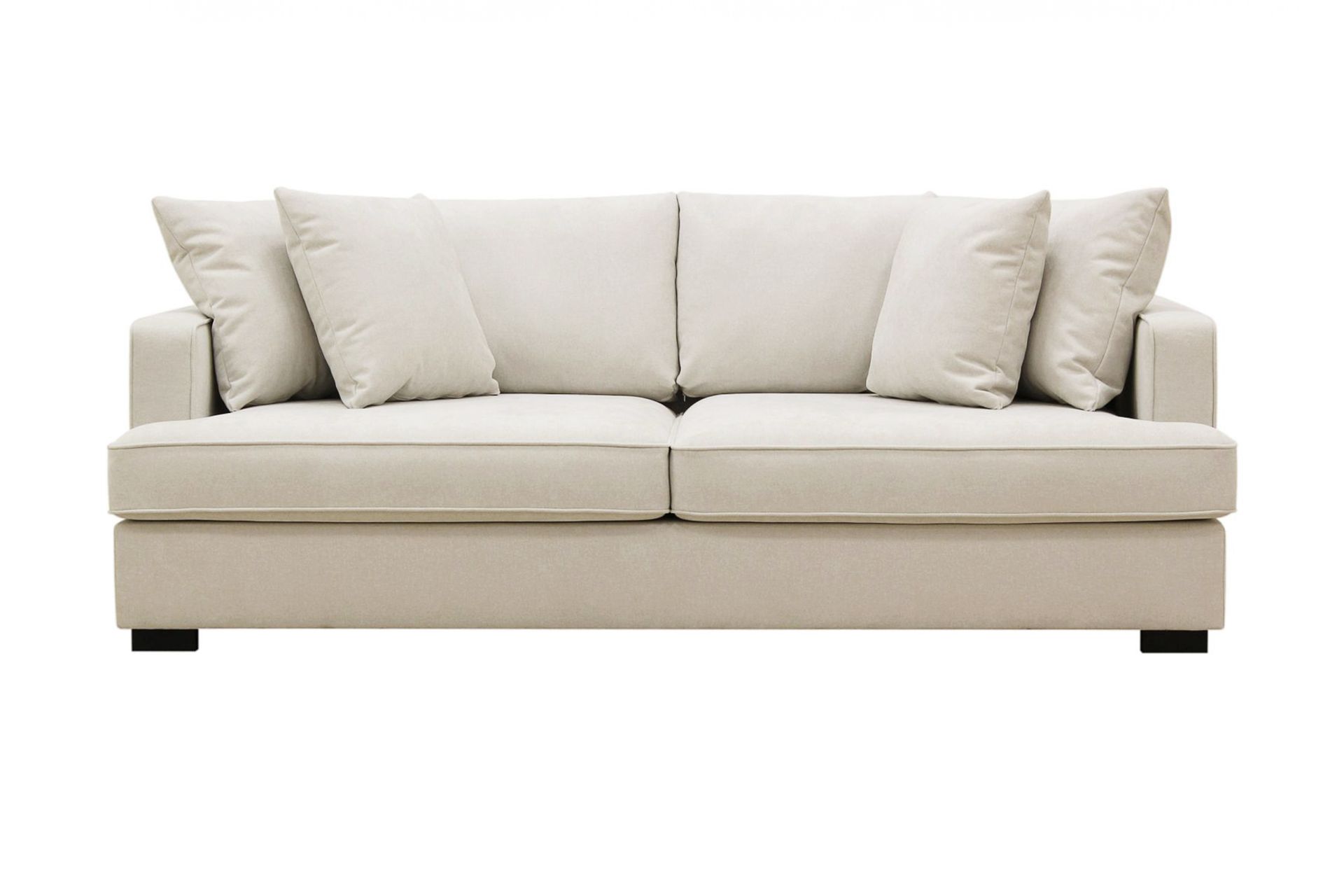 Rossita 3-seters Dyp Stoffsofa - Beige - Møbler - Sofaer - Sofa 3 seter