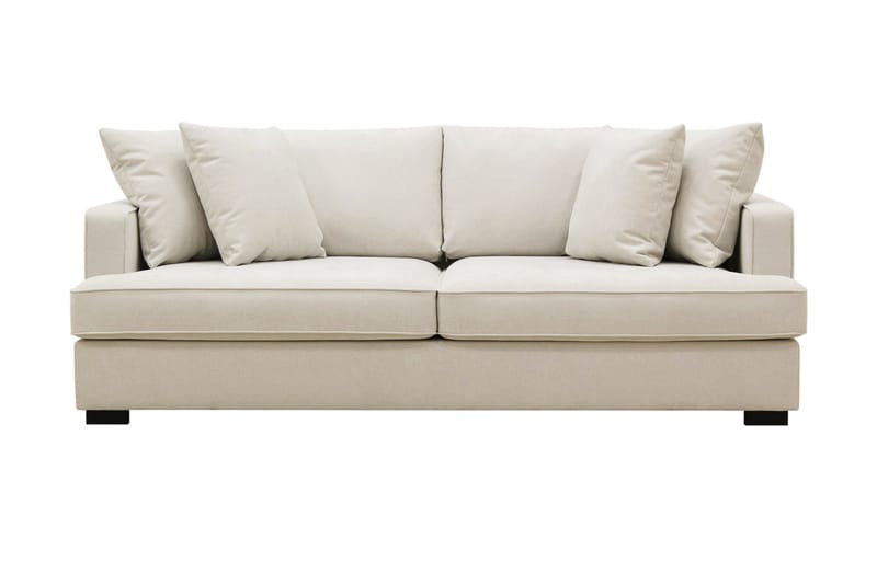 Rossita 3-seters Dyp Stoffsofa - Beige - Møbler - Sofaer - Sofa 3 seter