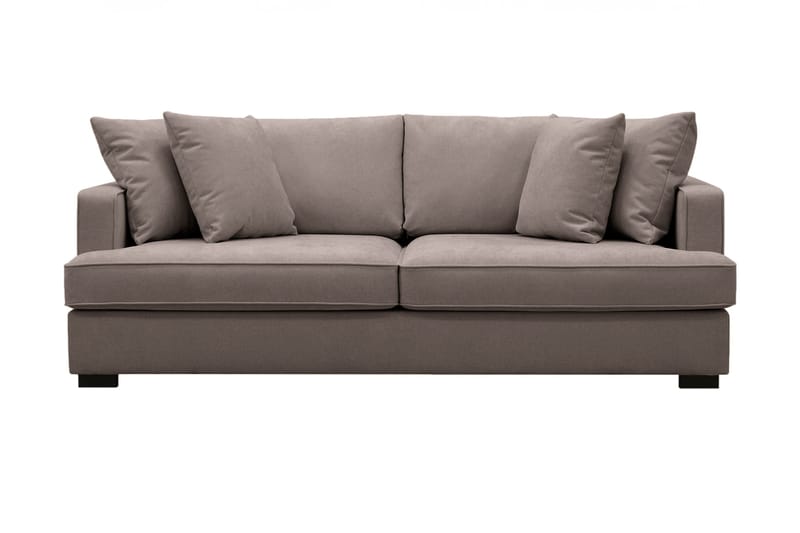 Rossita 3-seters Dyp Stoffsofa - Brun - Møbler - Sofaer - Sofa 3 seter