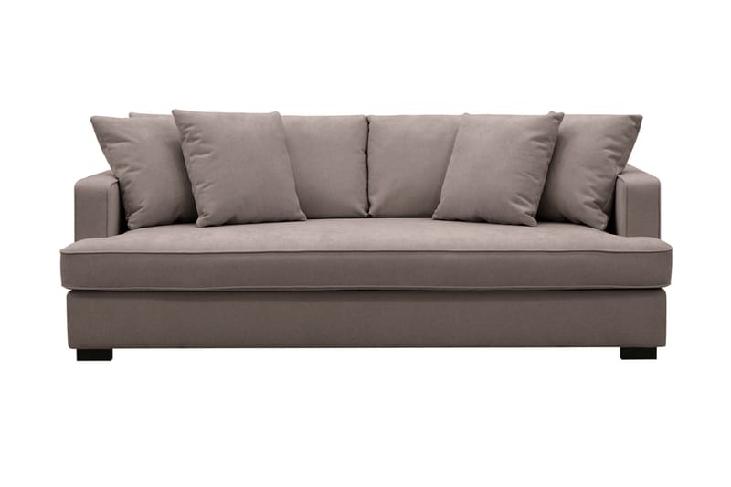 Rossita 3-seters Dyp Stoffsofa - Brun - Møbler - Sofaer - Sofa 3 seter