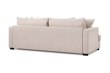 Rossita 4-seters Dyp Fløyelssofa - Beige - Møbler - Sofaer - Fløyel sofaer