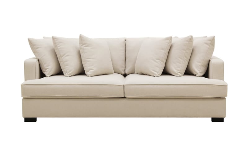 Rossita 4-seters Dyp Sofa i Bouclé - Beige - Møbler - Sofaer - 4 seter sofa