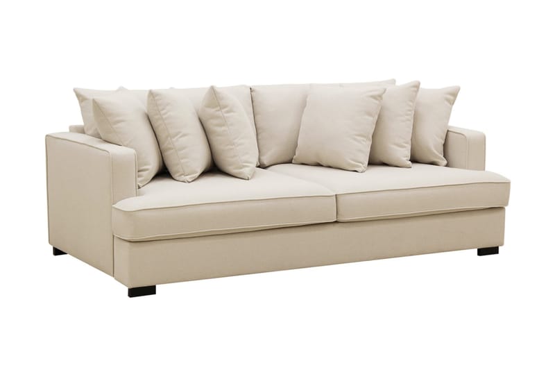 Rossita 4-seters Dyp Sofa i Bouclé - Beige - Møbler - Sofaer - 4 seter sofa