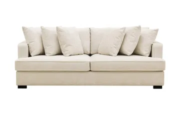 Rossita 4-seters Dyp Sofa i Chenille - Trenza 06, Beige Chenille - Møbler - Sofaer - 4 seter sofa