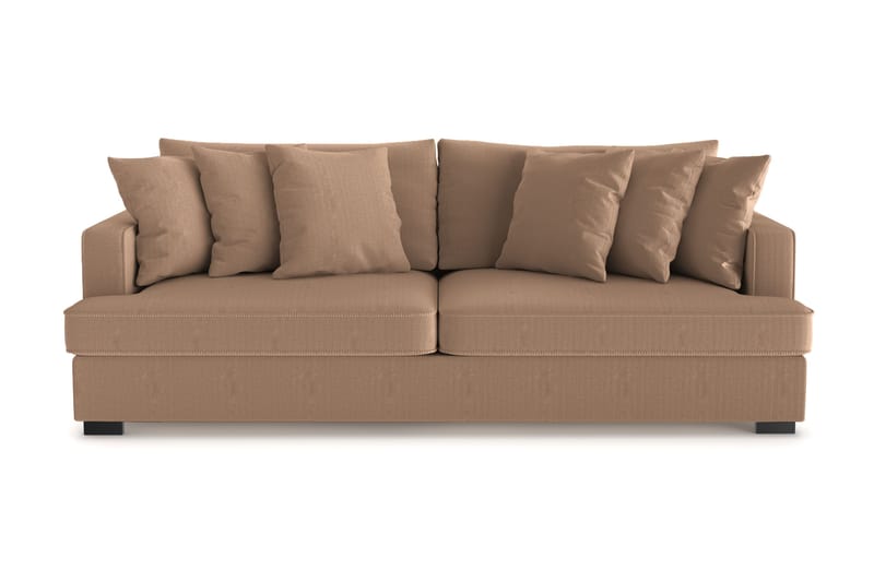 Rossita 4-seters Dyp Sofa i Kordfløyel - Brun - Møbler - Sofaer - 4 seter sofa