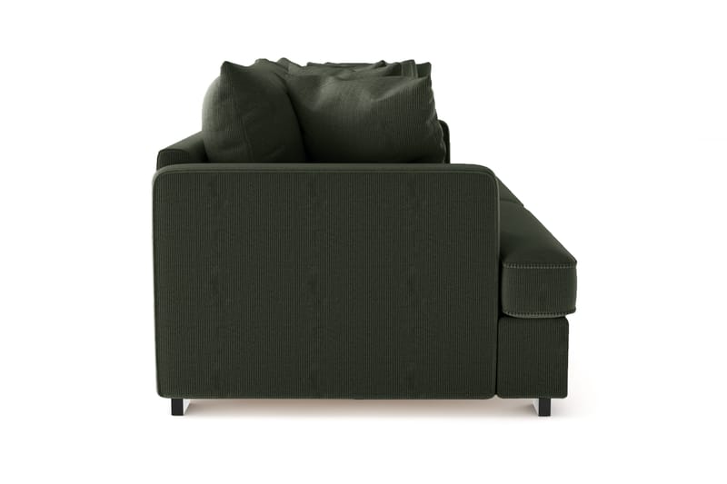 Rossita 4-seters Dyp Sofa i Kordfløyel - Mørkegrønn - Møbler - Sofaer - 4 seter sofa