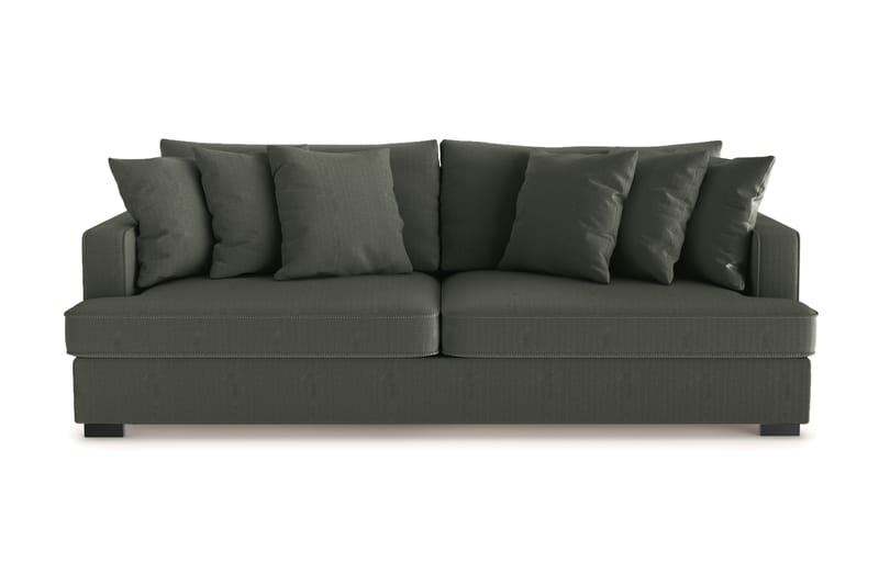 Rossita 4-seters Dyp Sofa i Kordfløyel, Mørkegrønn