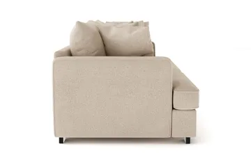 Rossita 4-seters Dyp Sofa i Stoff - Beige - Møbler - Sofaer - 4 seter sofa
