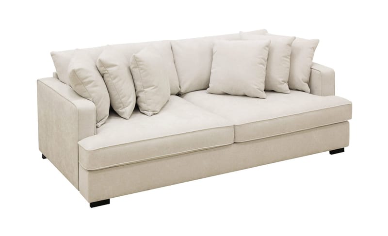Rossita 4-seters Dyp Stoffsofa - Beige - Møbler - Sofaer - 4 seter sofa