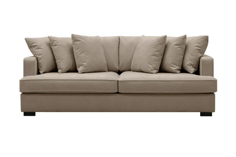 Rossita 4-seters Dyp Stoffsofa, Brun