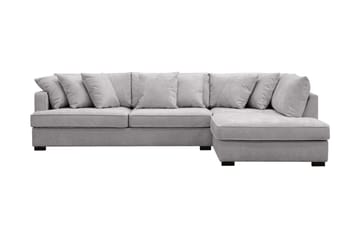 Rossita 4-seters Høyrevendt L-formet Dyp Sjeselongsofa i Chenille