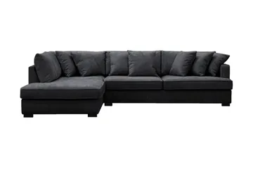 Rossita 4-seters Venstrevendt L-formet Dyp Sjeselongsofa i Chenille