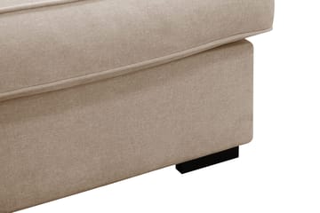 Rossita Luksus 5-seters høyrevendt U-formet ekstra dyp sofa med divan og sjeselong i stoff - Lysebrun - Møbler - Sofaer - U-sofa