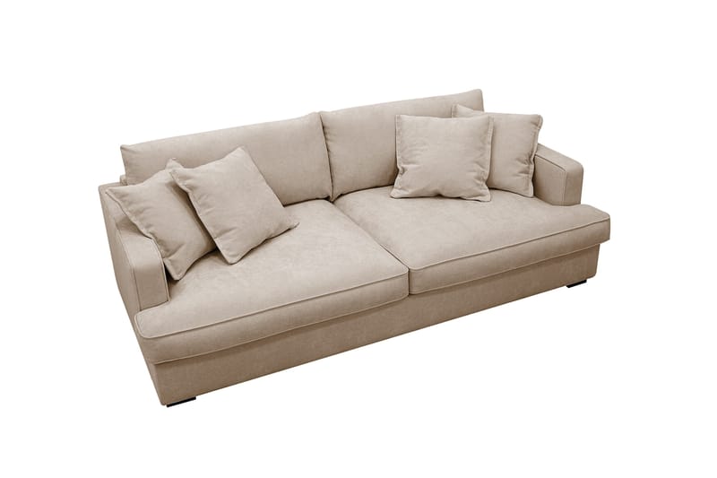 Rossita Lyx 2,5-seter Ekstra dyp Sofa i Stoff - Lys brun - Møbler - Sofaer - Sofa 3 seter