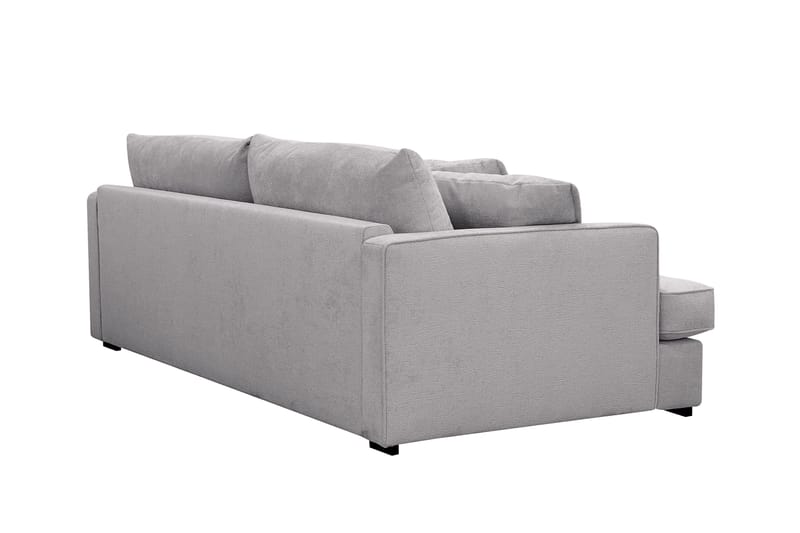 Rossita Lyx 2,5-seters ekstra dyp sofa i chenille - Grå - Møbler - Sofaer - Sofa 3 seter
