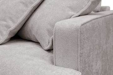 Rossita Lyx 2,5-seters ekstra dyp sofa i chenille - Grå/Brun - Møbler - Sofaer - Sofa 3 seter