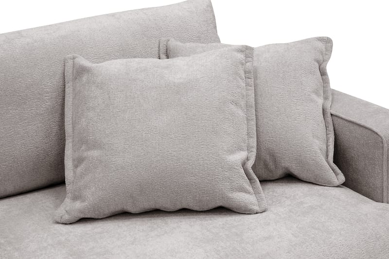 Rossita Lyx 2,5-seters ekstra dyp sofa i chenille - Grå/Brun - Møbler - Sofaer - Sofa 3 seter