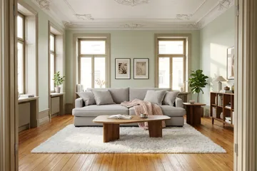 Rossita Lyx 2,5-seters ekstra dyp sofa i chenille - Grå/Brun - Møbler - Sofaer - Sofa 3 seter