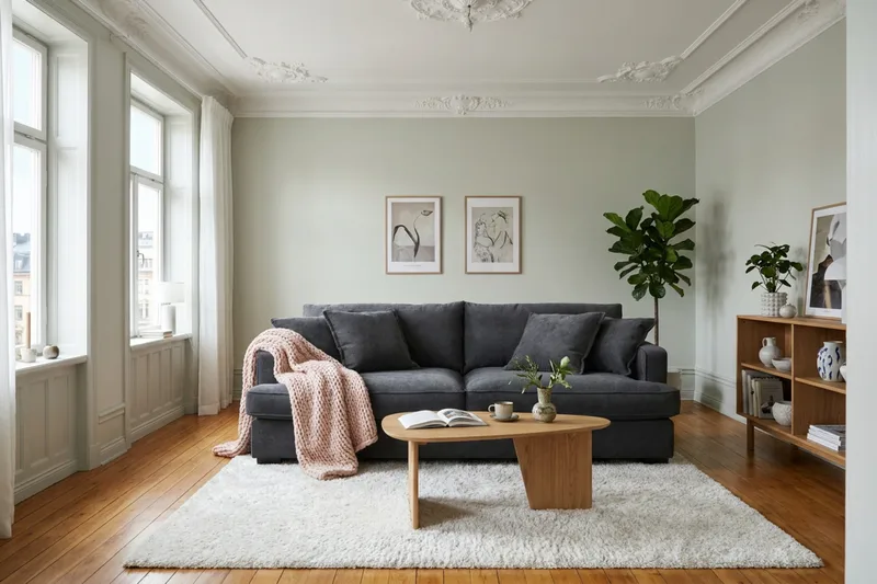 Rossita Lyx 2,5-seters ekstra dyp sofa i chenille - Svart - Møbler - Sofaer - Sofa 3 seter