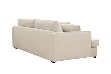 Rossita Lyx 2,5-seters ekstra dyp sofa i chenille - Trenza 06, Beige Chenille - Møbler - Sofaer - Sofa 3 seter