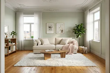 Rossita Lyx 2,5-seters ekstra dyp sofa i chenille - Trenza 06, Beige Chenille - Møbler - Sofaer - Sofa 3 seter