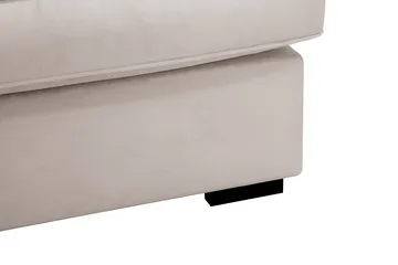 Rossita Lyx 2,5-seters ekstra dyp sofa i fløyel - Beige - Møbler - Sofaer - Fløyel sofaer