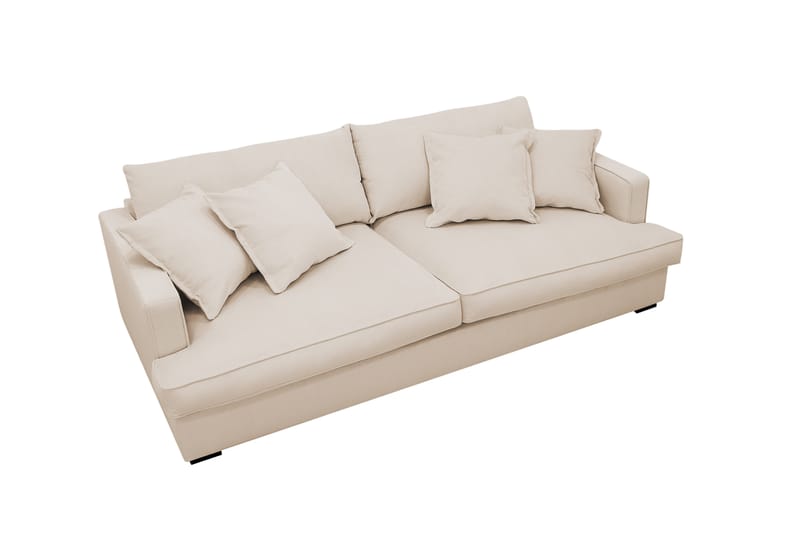 Rossita Lyx 2,5-seters ekstra dyp sofa i kordfløyel - Beige - Møbler - Sofaer - Sofa 3 seter