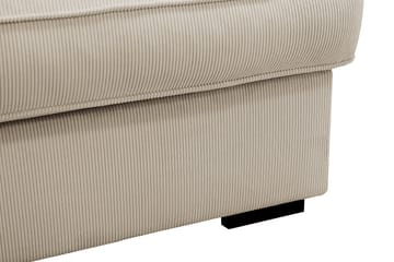 Rossita Lyx 2,5-seters ekstra dyp sofa i kordfløyel - Krem - Møbler - Sofaer - Sofa 3 seter