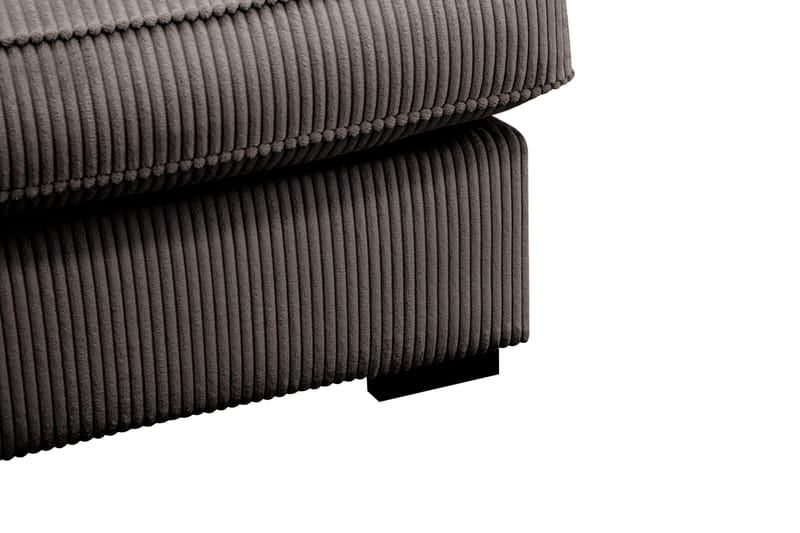 Rossita Lyx 2,5-seters ekstra dyp sofa i kordfløyel - Mørkegrå - Møbler - Sofaer - Sofa 3 seter